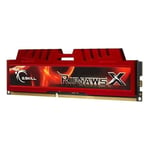 G.Skill 8GB Ripjaws X Single Channel Memory Kit - Red (1x 8GB, DDR3, 1600MHz, 1.