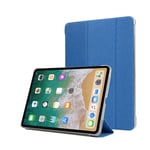 Apple iPad Pro 11 inch (2018) kolmio taivutettava synteetti nahkainen suojakotelo - Tumman Sininen Tummansininen