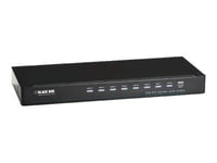 Black Box Dvi-D Splitter With Audio And Hdcp, 1 X 8 - Video/Lyd-Splitter - 8 X Dvi + 8 X Lyd - Stasjonær - Taa-Samsvar