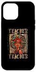 Coque pour iPhone 12 Pro Max Black Smart Teacher Afro Love Mélanine Afro-Américain