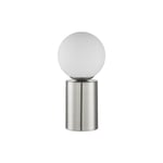 Lampe De Chevet Tactile Lobb Chrome Mat Et Boule Verre