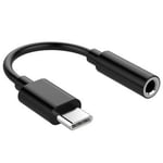 Adaptateur Audio USB-C vers Mini Jack 3.5 AUX Noir V2,JL2783