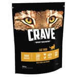 Crave Dry Cat Food - High Protein and Grain-Free Cat Food with Turkey and Chicken, 750 g (Pack of 4)