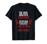 Stroke Awareness I Am The Storm Stroke Warrior Quotes T-Shirt