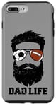 iPhone 7 Plus/8 Plus Soccer Football Dad Messy Hair Beard Soccer Football Dad Case