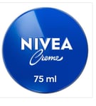 4 X NIVEA Crème Moisturiser for Face Hands and Body 75ml Tin