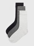 Tu Monochrome Soft Grip Ankle Socks 3 Pack 6-8.5 Black male