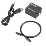 USB Digital Optical Coaxial Toslink To Analog RCA L/R Audio Adapter Converter