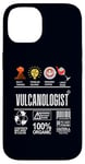 iPhone 14 Vulcanologist Job Definition Skills Coffee Wine Sarcasm Case