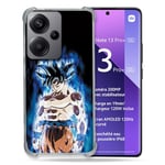 Cokitec Coque Renforcée pour Xiaomi Redmi Note 13 Pro Plus 5G Manga Dragon Ball Sangoku Noir