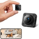 Mini Camera Espion Sans Fil, Wifi Camera Surveillance Magnétique, Stockage Cloud Gratuit, Détection Mouvement & Hd Vision Nocturne, Intérieur/Extérieur