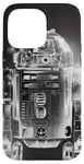 Coque pour iPhone 14 Pro Max Star Wars R2-D2 Retro Galaxy Noir