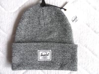 HERSCHEL SUPPLY CO. Heather Grey Deep Cuff BEANIE HAT UNISEX Womens Mens