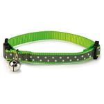 Arquivet 8435117802582 Collier Chat réfléchissant Vert 1 x 20/25 cm