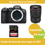 Canon EOS R6 Mark II caméra+Canon Objectif RF24-70MM F/2.8 L is USM+SanDisk 256 Go Extreme PRO carte SDXC UHS-II