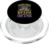 Mardi Gras 2025 Most Likely To Catch Beads Like a Pro PopSockets PopGrip for MagSafe