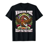 Warrior Pose – Thanksgiving Yoga Turkey T-Shirt