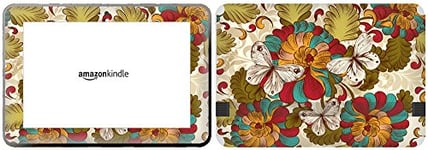 GetitStickit VeUKSkinTabAmaFireHD89_29 "Butterfly on a Unique Flower Pattern Removable Skin for 8.9-Inch Amazon Kindle Fire HD