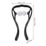 Hand Roller Neck Massage Trigger Point Neck Shoulder Self Massager(Black ) BLW