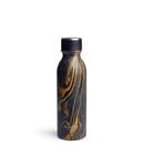 Smartshake Bohtal Double Insulated Marble Water Bottle – 600ml Stainless Steel Black Metal Water Bottle for Hot and Cold Drinks BPA-Free Black Drinks Bottle Thermal Vacuum Metal Drinking Flask