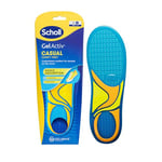 Scholl GelActiv Casual Insoles for Men, All Day Comfortable Feet, Memory Foam Cushioning and GelWave Technology, UK Size 7-12