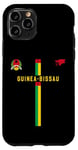 Coque pour iPhone 11 Pro Drapeau Guinée-Bissau, carte silhouette, emblème national