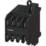 Minikontaktor Spadeplugg 8,4A 4kW 3NO+1NC 24V AC 3TG1001-1AC2