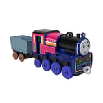 Le Train Thomas - Ashima Locomotive à poussée en métal, Train Die-cast avec Chargement de Cristaux et Accessoires pour Jouer avec Le Chemin de Fer, Jouet pour Enfants, 3+ Ans, HNN20