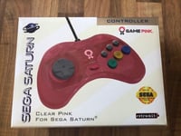 SEGA SATURN    : Manette filaire EDITION LIMITEE rose  - LIMITED RUN -  NEUF/NEW