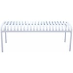 Decoclico Factory - Banc en fer forgé blanc - Blanc