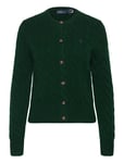 Cable-Knit Wool-Cashmere Cardigan Tops Knitwear Cardigans Green Polo Ralph Lauren