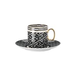 Cup/saucer 4 Tall, Signature Black