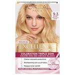 L'Oréal Paris - Excellence Crème - Coloration Permanente Triple Soin 100% Couverture Cheveux Blancs - Nuance 9,3 Blond Très Clair Doré
