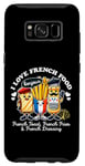 Coque pour Galaxy S8 I Love French Food Bonjour Jolie vinaigrette pour toasts frites