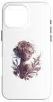 Coque pour iPhone 16 Pro Max Sculpture Femme Femmes Autonomisation Fleurs