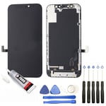 VITRE TACTILE + ECRAN LCD POUR IPHONE 12 MINI 5.4" ROUGE + OUTILS + COLLE