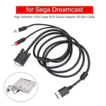 Câble Haute Définition Vga Rca, Adaptateur De Son Pour Boîte Hd, Sega Dreamcast, Accessoires De Jeu, Pièces De Périphériques