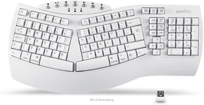 Perixx PERIBOARD-612 Wireless Ergonomic Split Keyboard with Dual Mode 2.4G and X