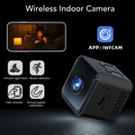 Small Camera Wireless Indoor Smart Camera Adjustable Angle Wifi Recorder W GFL