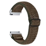 Samsung Galaxy Watch 3 (45mm) / (46mm) elastiskt klockarmband med justerbart spänne - Brun Brun