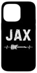 Coque pour iPhone 14 Pro Max Jax Guitare Battement De Coeur Musique Guitariste