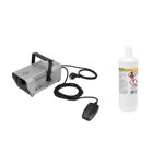 Eurolite Set N-10 Fog Machine silver & B Basic smoke fluid 1l