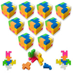 ICEPAPA, Gomme Puzzle Cube, 9 pièces Gommes fantaisies pour enfants, Convient comme petits Cadeaux Anniversaire Enfant, Pinata anniversaire garcon et fille ou Jouet anniversaire enfant invite