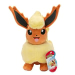 PoKéMoN Peluche de 20 cm-Flamara, PKW3406, Noir, Petit