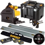 Dewalt DCS520T2 54V Brushless Plunge Saw Kit With Dual Port Charger, Accessories