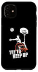 Coque pour iPhone 11 Un joueur de basket-ball en fauteuil roulant essaie de suivre