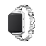 Fitbit Blaze Unikt klockband med diamanter - Silver