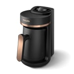 Cafetière turque Philips Series 5000 - Fonction d'infusion lente, capacité de 4 tasses, protection contre la surchauffe et le débordement,indicateur de disponibilité,boutons à effleurement (HDA150/60)