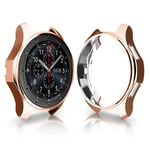 Samsung Gear S3 Frontier / Classic / Galaxy Watch (46mm) elektropläterat fodral - Roséguld