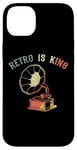 Coque pour iPhone 14 Plus Gramophone Record Player Retro is King